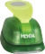 Heyda Hebel-Motivstanzer XL, Oval geriffelt, gelb/grün, 38mm Vorschaubild