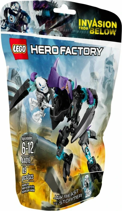 LEGO Hero Factory Invasion from Below - Jaw Beast versus Stormer
