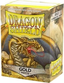 Dragon Shield Matte Sleeves Standard gold, 100 Stück