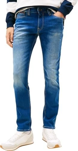 Tommy Hilfiger Scanton Slim mit Fade-Effekt Jeans wilson mid blue (Herren)