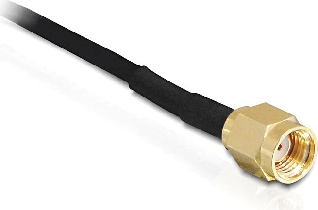 DeLOCK WLAN Antenne, 2.4GHz, 4dBi, RP-SMA (Buchse), omnidirektional