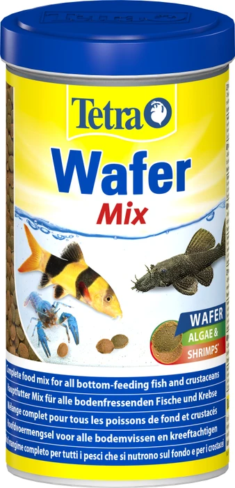 Tetra Wafer Mix Hauptfutter für Bodenfische und Krebse, 480g, 1l