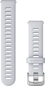Garmin Schnellwechsel Ersatzarmband 110-175mm Silikon whitestone/silver
