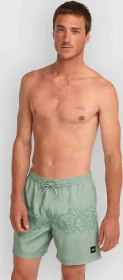 O'Neill Uni Flower 16" Badeshorts green/tropical stripe (Herren)
