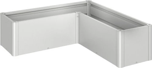 Biohort Pflanzbeet Belvedere L150Mini Hochbeet 152x152cm silber-metallic