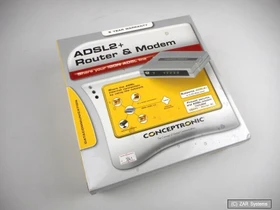 Conceptronic CADSLR4B Router, 4x RJ-45