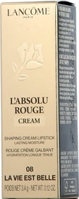 Lancôme L'Absolu Rouge Cream Lippenstift 08 la-vie-est-belle, 3.4g