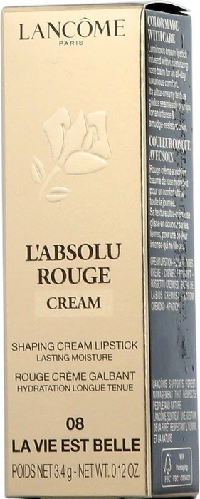 Lancôme L'Absolu Rouge Cream Lippenstift 08 la-vie-est-belle, 3.4g