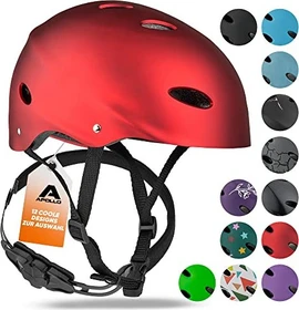 Apollo Skater Helm liquid red (Junior)