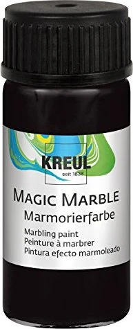 Kreul Magic Marble Marmorierfarbe, schwarz, 20ml