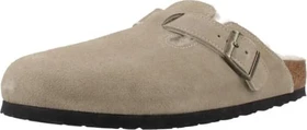 Birkenstock Boston Lammfell taupe (Damen)