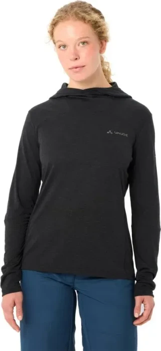 Vaude Tremalzo Trikot langarm schwarz (Damen)