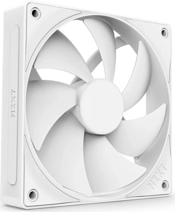 NZXT F Series F120P (2024), Matte White, weiß, 120mm