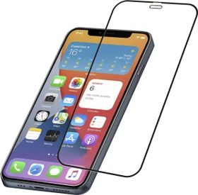 Cellularline Impact Glass Capsule für Apple iPhone 12 Mini schwarz