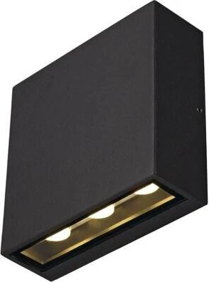 SLV Big Quad Up/Down Wandleuchte anthrazit