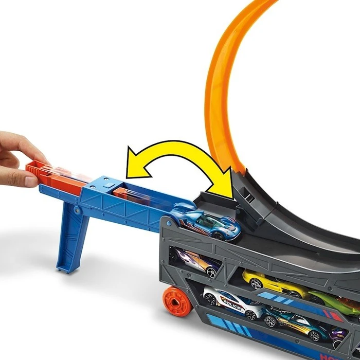 Mattel Hot Wheels Stunt N Go Transporter & Trackset