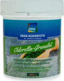 DRAK-Aquaristik Chlorella-Mikroalgen-Granulat, Dose, 100g