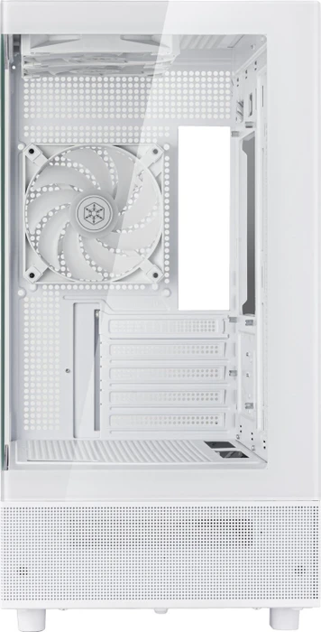 SilverStone Lucid 04, weiß, Glasfenster
