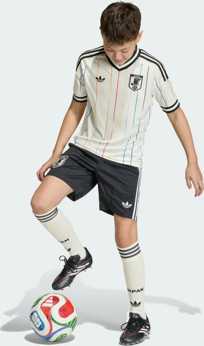 adidas FIFA WM 2026 Japan Auswärtstrikot kurzarm off white/black (Junior)