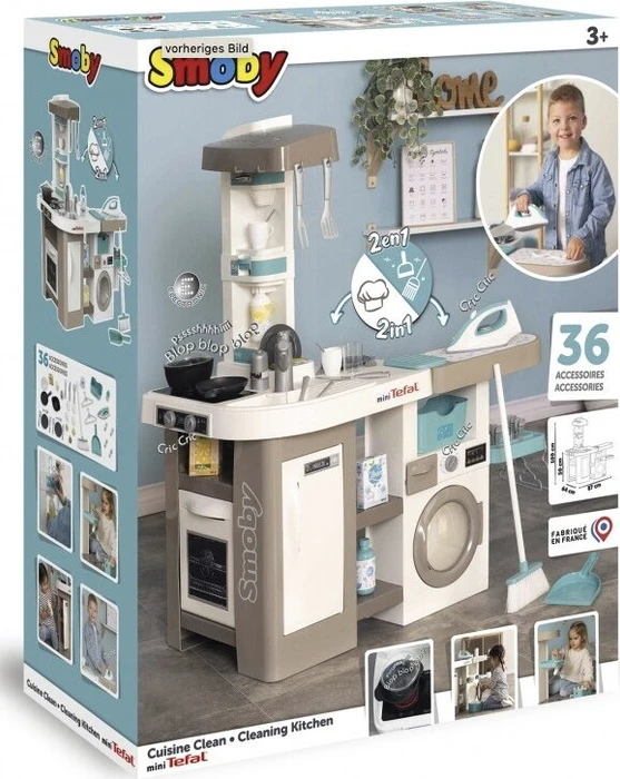 Smoby Tefal Studio Küche mit Waschmaschine (311050)