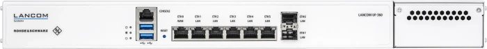 Lancom R&S UF-360 Unified Rackmount Firewall, 6x RJ-45, 2x SFP+, 1x Erweiterungsslot
