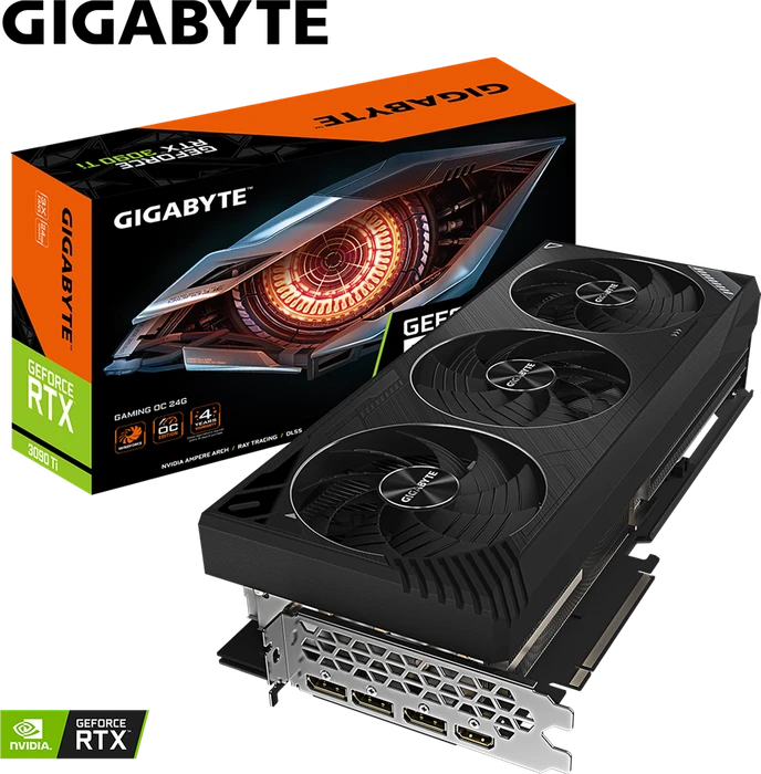 GIGABYTE GeForce RTX 3090 Ti Gaming OC 24G, 24GB GDDR6X, HDMI, 3x DP