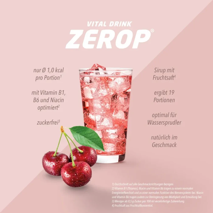 Best Body Nutrition Vital Drink Zerop Kirsche 48ml