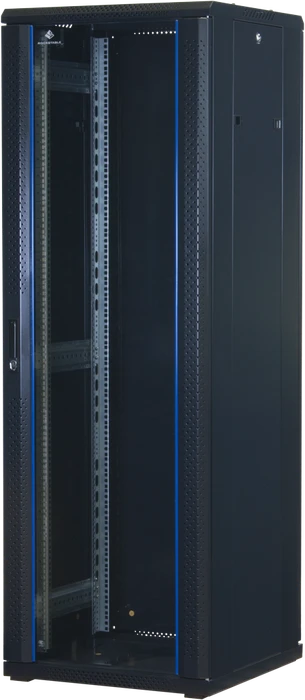 Rockstable 19" Serverschrank 37HE, Sicherheitsglastür, IP2X, schwarz, 600mm tief