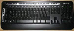 Microsoft Digital Media Keyboard 3000, USB, DE