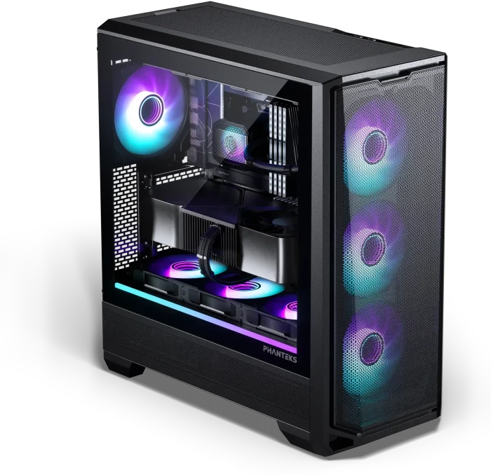 Phanteks Eclipse G400A, schwarz, Glasfenster