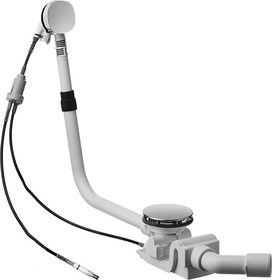 Duravit Universal Ab- und Überlaufgarnitur mit Zulauf chrom