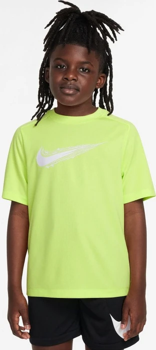 Nike Multi Dri-FIT Funktionsshirt kurzarm light lemon twist/white (Junior)