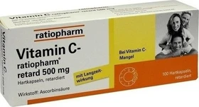 Vitamin C-ratiopharm retard 500mg Kapseln, 100 Stück