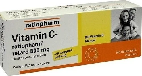 Vitamin C-ratiopharm retard 500mg Kapseln