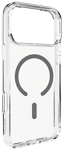 Puro Cover Lite Mag für Apple iPhone 17 Pro Max transparent/grau
