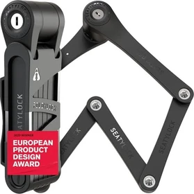 Seatylock Foldylock Compact Faltschloss, Schlüssel schwarz