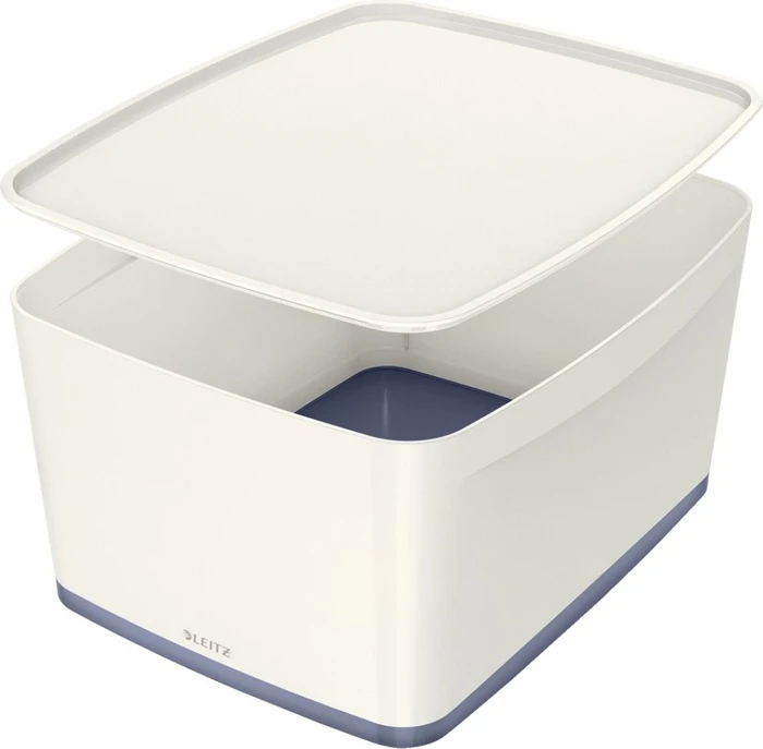 Leitz MyBox WOW Aufbewahrungsbox mit Griff, weiß