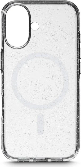 White Diamonds Mag Glitter Case für Apple iPhone 17 transparent
