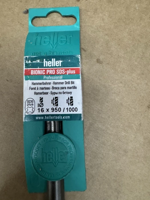 Heller Bionic Pro SDS-plus Hammerbohrer, 16x950x1000mm, 1 Stück