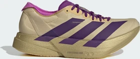 adidas Adizero Adios Pro 4 sand/rich purple/gold metallic (Damen)
