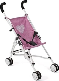 Bayer Chic 2000 Roma Mini-Puppenbuggy Jeans pink