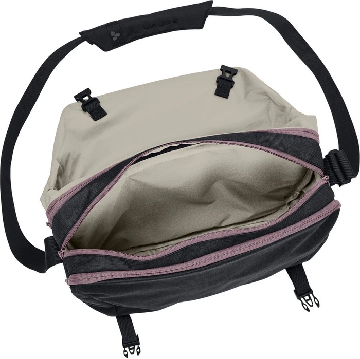 Vaude Rom III M Umhängetasche black/purple ash