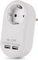 Entac Steckdosenadapter mit 2x USB-A, 1-fach Vorschaubild