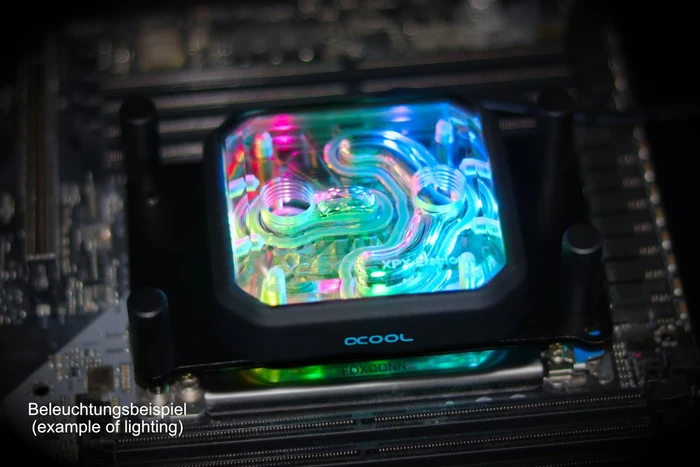 Alphacool Aurora XPX Digital RGB Frame schwarz