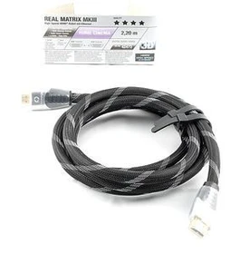 Oehlbach Real Matrix MK III High Speed mit Ethernet HDMI 1.4 Kabel, 2.20m