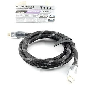 Oehlbach Real Matrix MK III High Speed mit Ethernet HDMI 1.4 Kabel, 2.20m