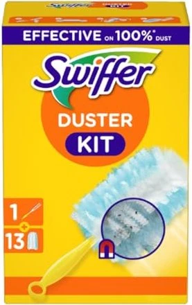 Swiffer Staubmagnet Staubwischer-Set (Griff + 13 Tücher)