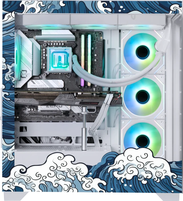 BitFenix CETO Premium Wave version, Glasfenster