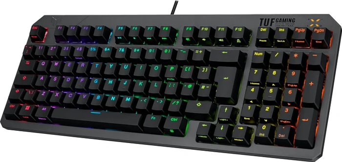 ASUS TUF Gaming K3 Gen II, LEDs RGB, TUF Optical-Mech RED Linear, USB, UK