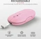Trust Puck Wireless Mouse rosa, USB/Bluetooth Vorschaubild